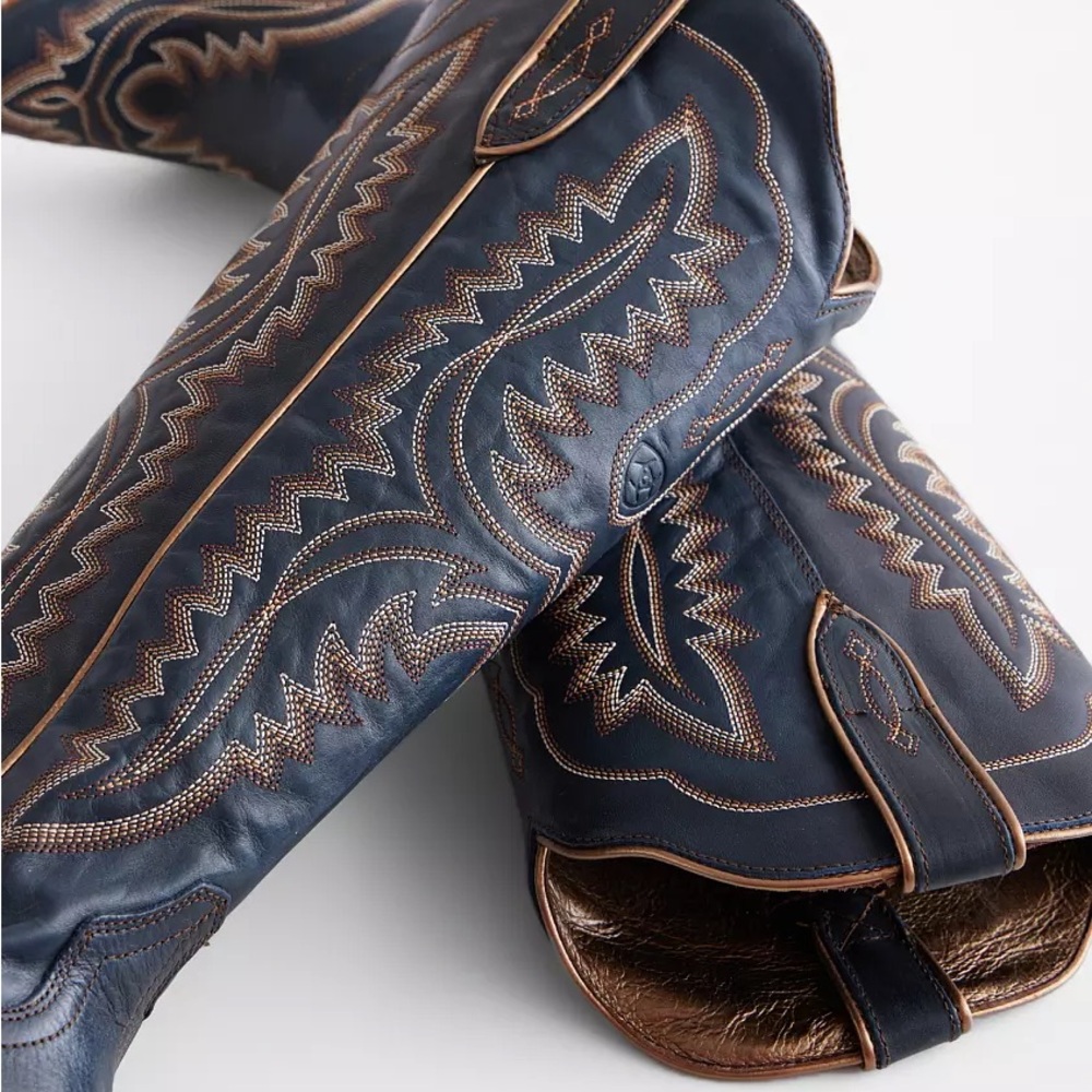 Ariat Casanova navy blue knee high boots - Picture 4 of 4